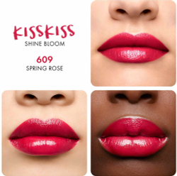 GUERLAIN KissKiss Shine Bloom - Блестящая помада оттенок 609 Spring Rose, 3 g