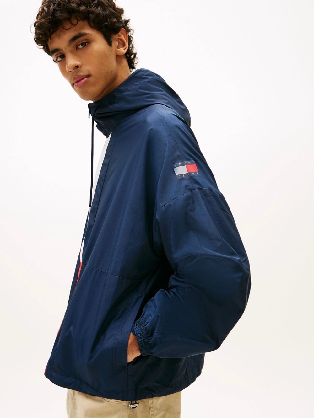 Куртка Tommy Jeans Ripstop Chicago Windbreaker Navy