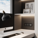 Розетка Ethernet RJ-45 (графит акрил)