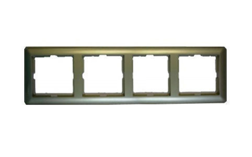 Рамка 4-постовая W59 шампань Schneider Electric