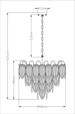 Подвесная люстра Arte Lamp