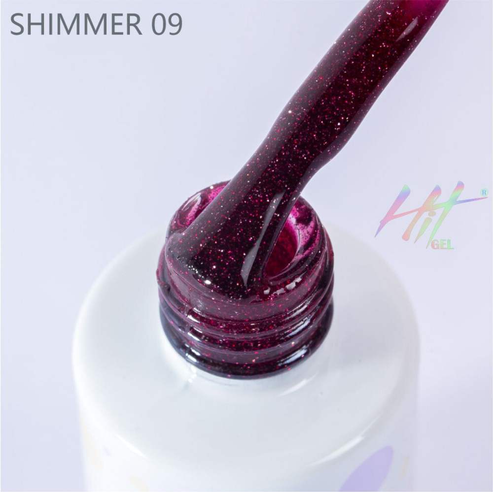 Гель-лак ТМ "HIT gel" №09 Shimmer, 9 мл
