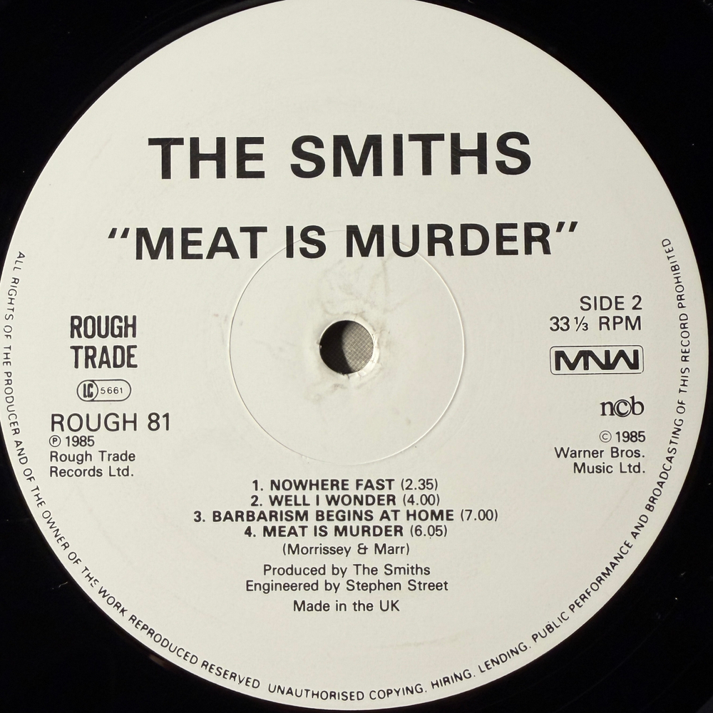 The Smiths - Meat Is Murder (Швеция 1985г.)