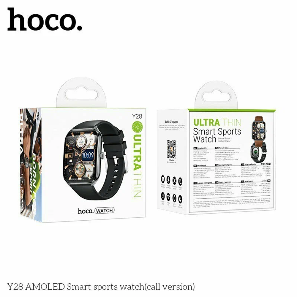 Смарт часы HOCO Y28 AMOLED Smart sports watch(call version)