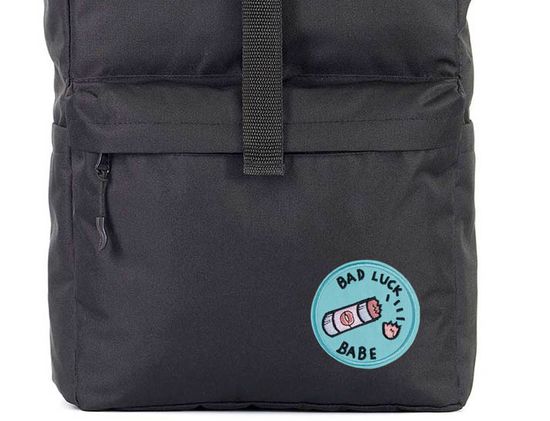 Нашивка термоаппликация на одежду и на рюкзак. Bad Luck