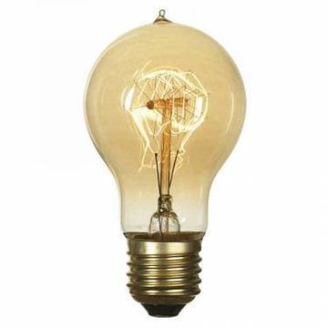 Лампа накаливания груша E27 60W 2700K GF-E-719 прозрачный Edisson Lussole