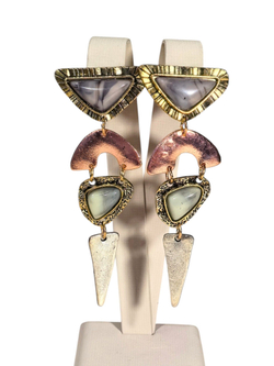 Серьги Античные имитация