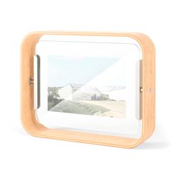 Фоторамка двухсторонняя Bellwood, 19х24, натуральное дерево