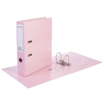 Папка-регистратор с арочным мех. Hatber NEWtone Pastel, A4, кор. 70 мм, розовый, 1 шт