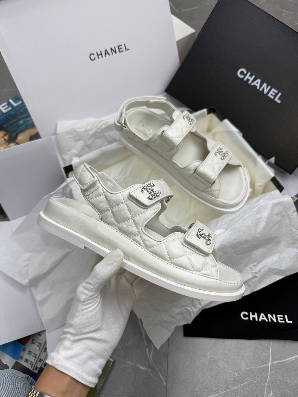 Сандалии Chanel