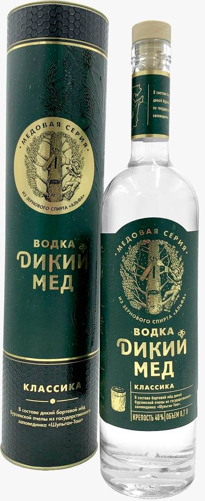 Водка Дикий Мед  Классика