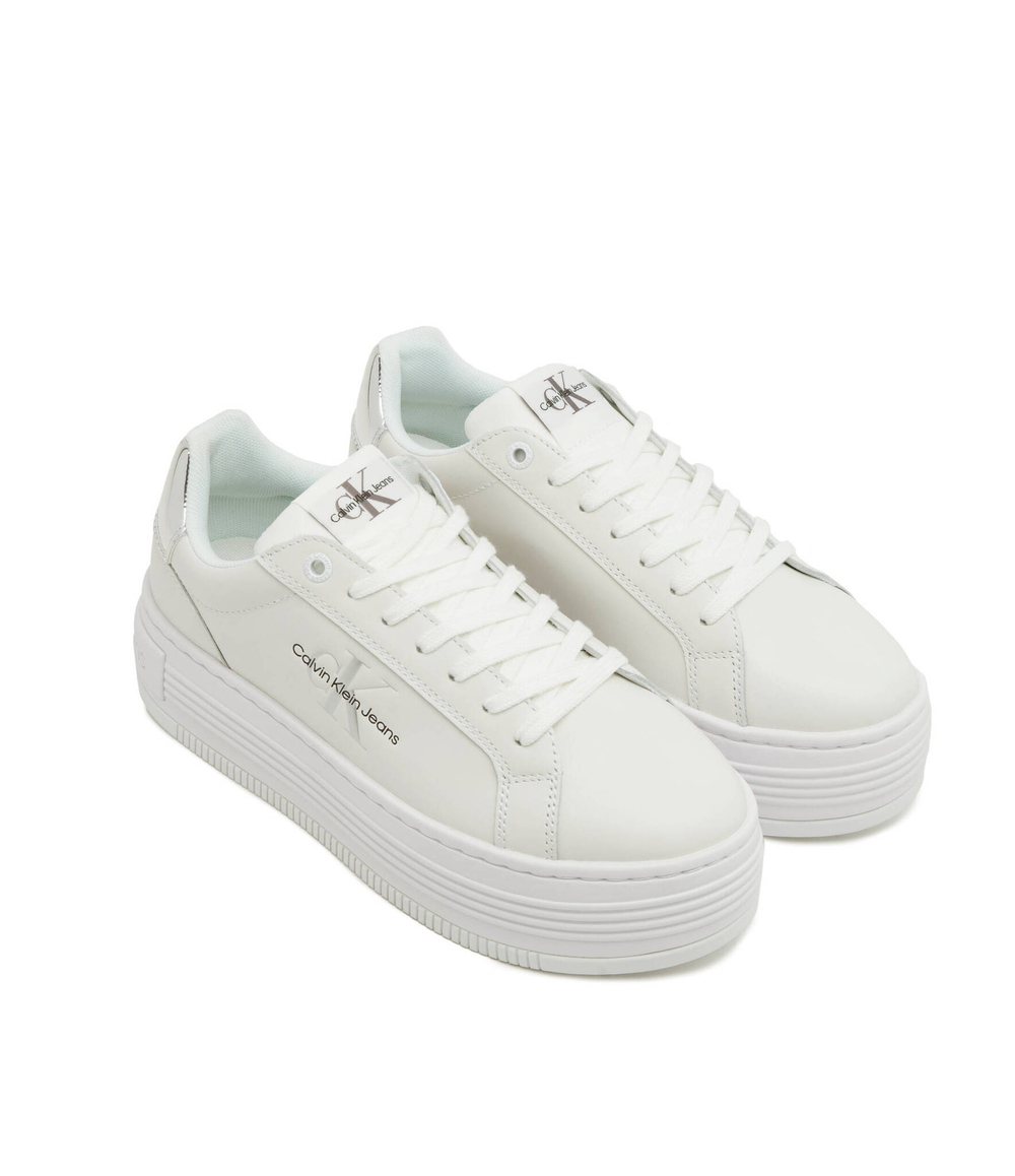 Кожаные кроссовки CALVIN KLEIN JEANS - белый(YW0YW01457)