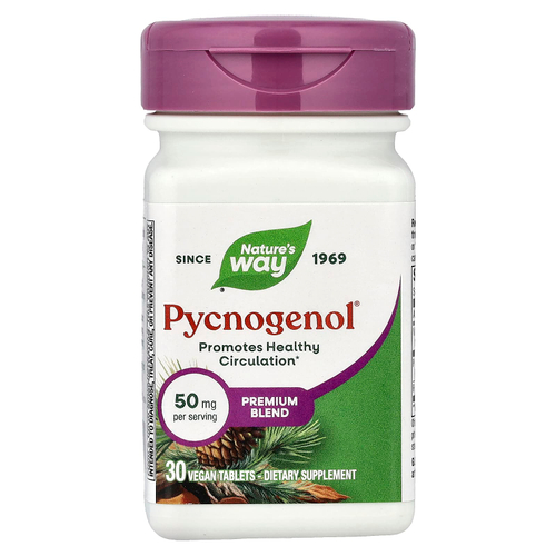 Nature's Way, Pycnogenol®, 30 веганских таблеток