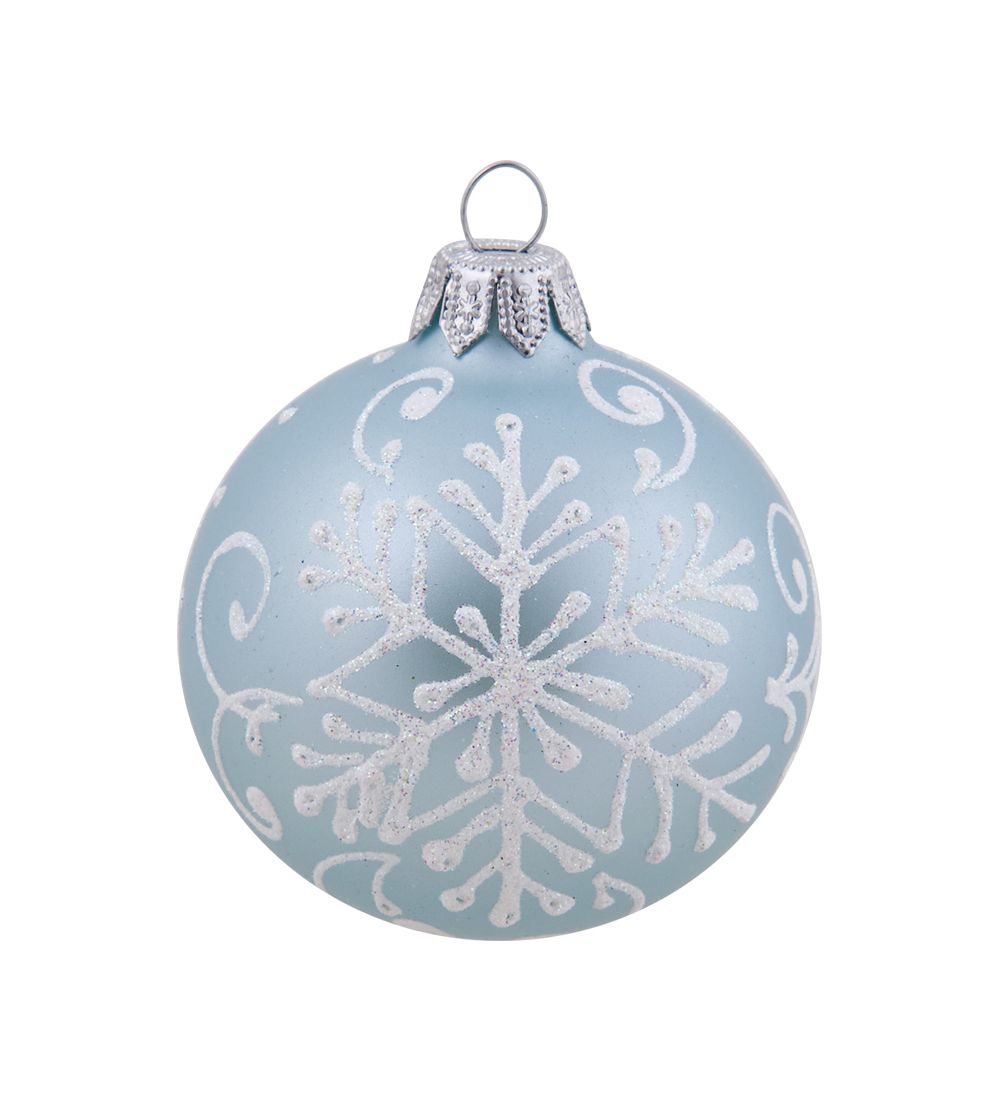 Элита НФШ-1630/3 Ел.украшение Шар «Белая снежинка» 60 мм