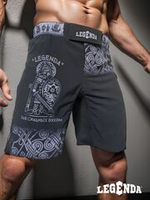 Шорты для MMA LEGENDA Варяги черные