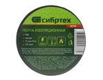 Изолента СИБРТЕХ ПВХ, 15 мм х 10 м, 130 мкм, черная 88788