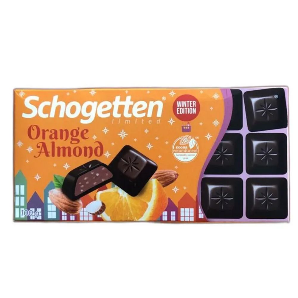 Шоколад &quot;Schogetten Orange Almond&quot; 100 гр.