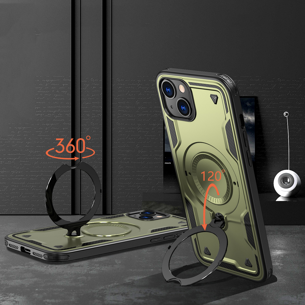 Чехол Magneto Case с кольцом для iPhone 14