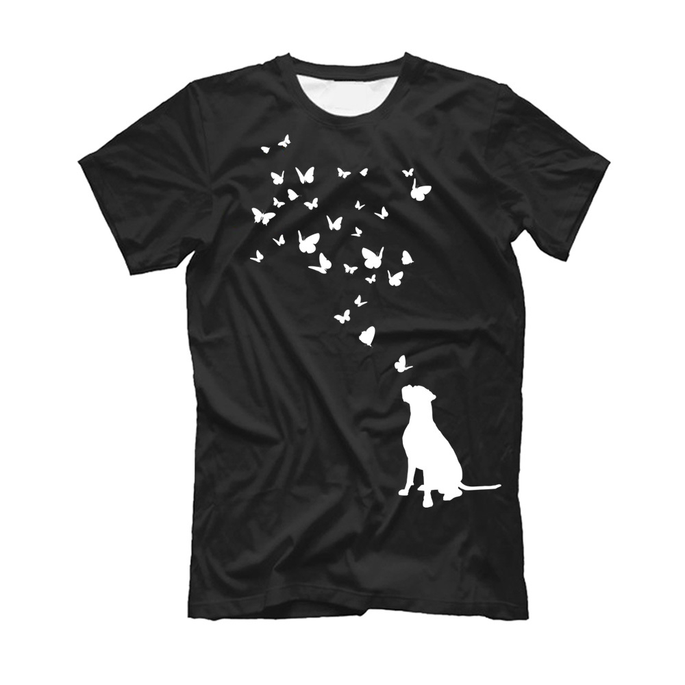 Футболка "Боксер и бабочки"