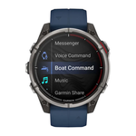 Спортивные часы Garmin quatix 8, AMOLED, 47 мм, силиконовый ремешок Безель из титана, AMOLED-дисплей с сапфировым стеклом. Ремешок с классической застёжкой — на запястье обхватом 125–208 мм