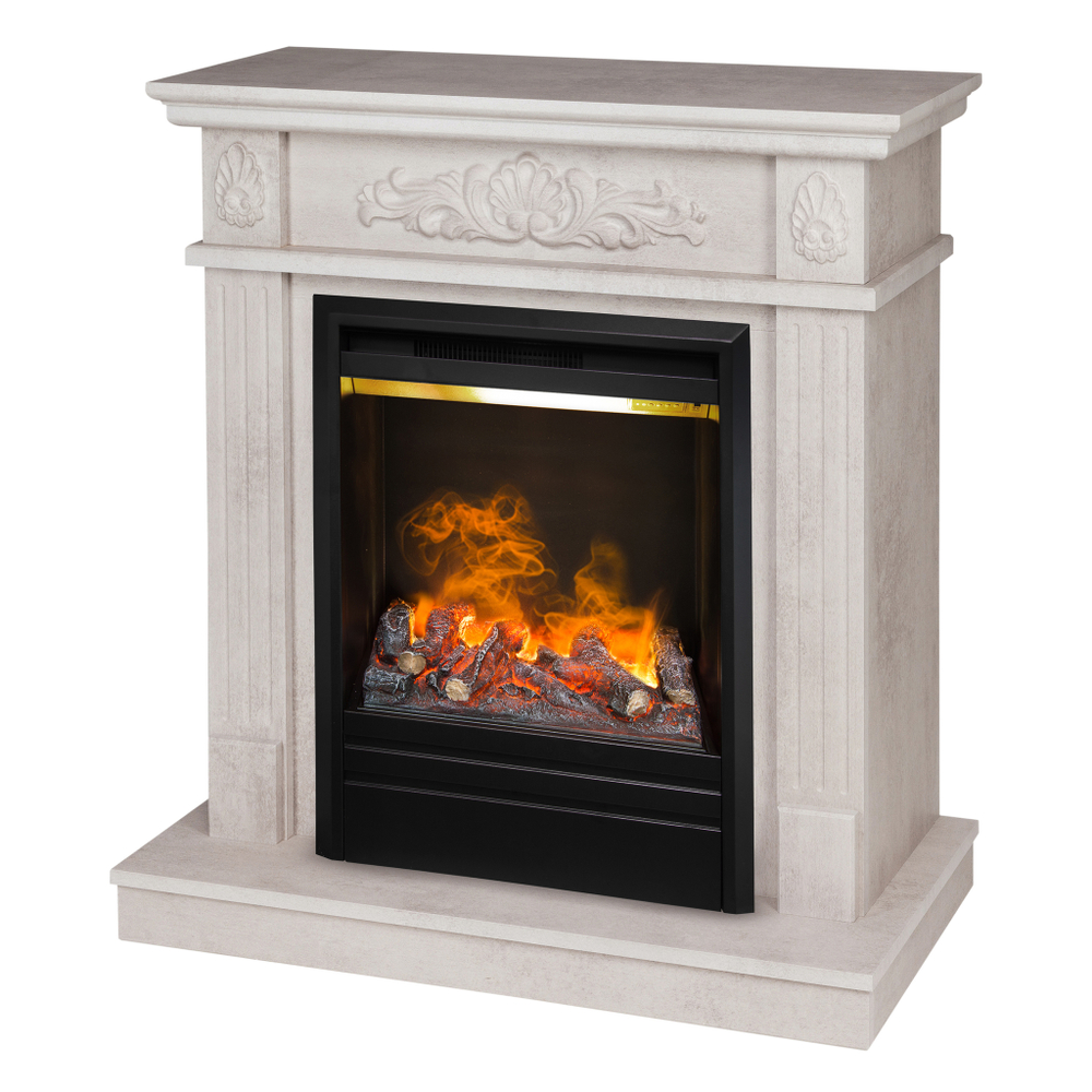 Каминокомплект Real Flame Adelaida WT с очагом Olympic 3D