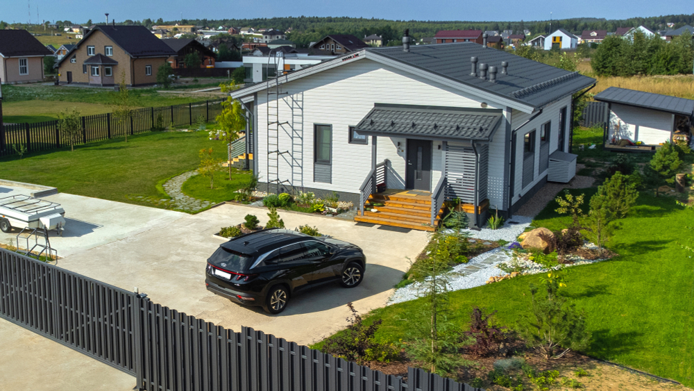 Металлочерепица Классик ("Classic") v01 0,5 Atlas X RAL 7024 мокрый асфальт