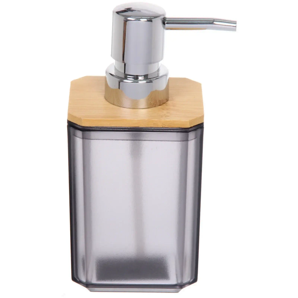 Дозатор для жидкого мыла Квадро 260 мл серый