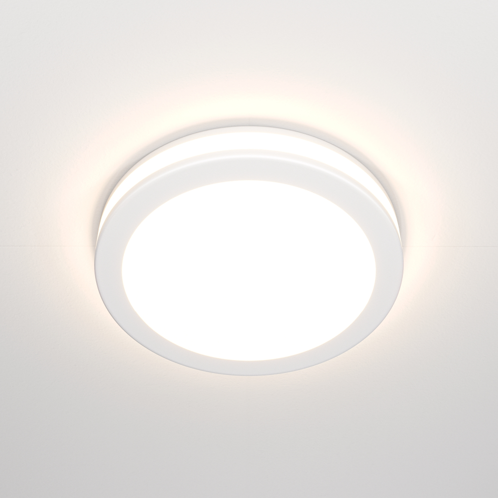 Встраиваемый светодиодный светильник Maytoni Phanton DL2001-L12W, 95мм 12Вт 3000K