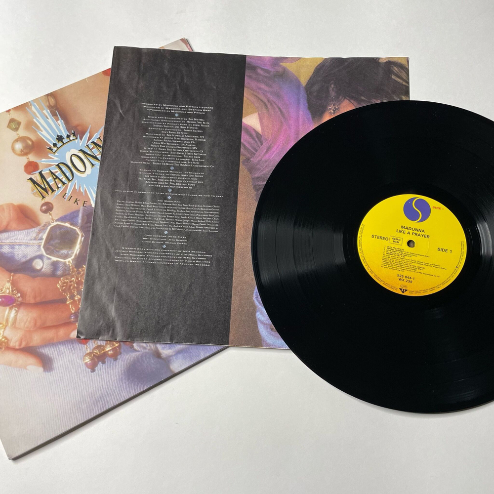 Винтажная виниловая пластинка LP Madonna Like A Prayer (Germany 1989) Express Yourself