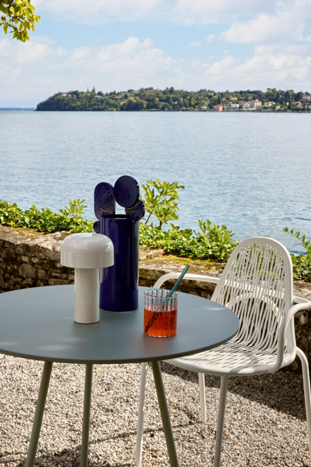 Кресло металлическое Scab Design Malvasia, лен