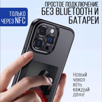 Интерактивный чехол для Iphone 14 pro, черный