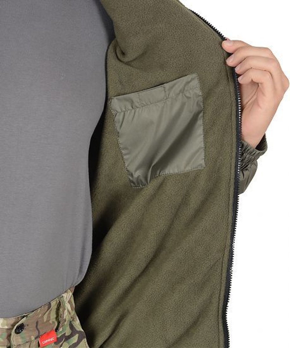 Куртка мужская с капюшоном, оливковая