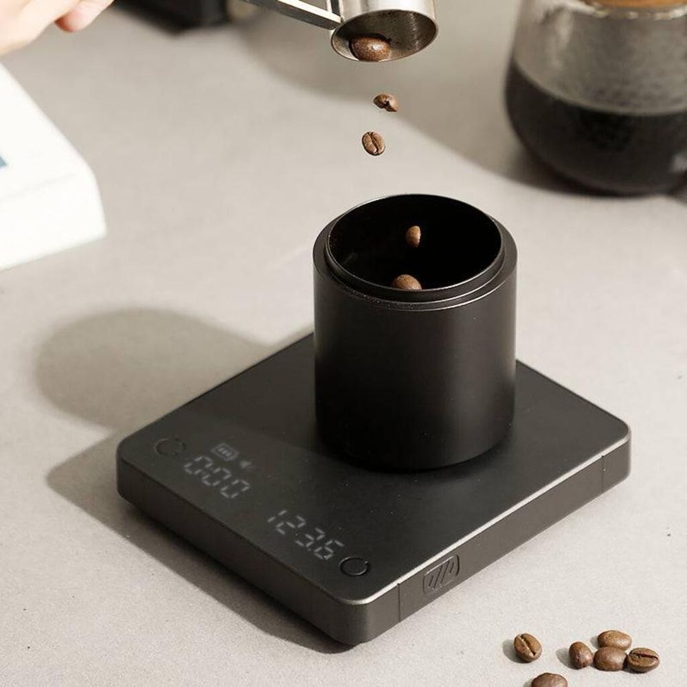Весы кофейные портативные MINI SCALE (POUR-OVER&ESPRESSO) черные 0,2-2000гр батарея 1800mAH ZeroHero
