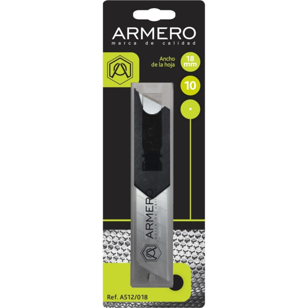 Лезвие ARMERO сегментное 18мм (10 шт.)     A512/018