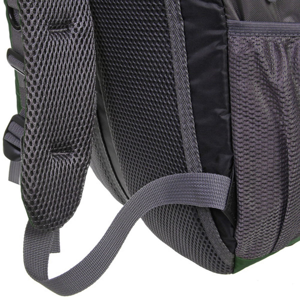 Рюкзак туристический 30л, цвет зелено-серый 3301