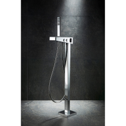 Смеситель для ванны Black&White Universe отдельностоящий, хром (U6982)