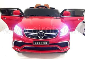 Детский электромобиль River Toys Mercedes E009KX красный