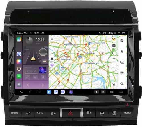 Магнитола для Toyota Land Cruiser 200 2007-2015 (климат на ШГУ) - Kuberg SF-1620-3-ABC QLed+2K, Android 13, Быстрейшая, CarPlay, 4G SIM-слот