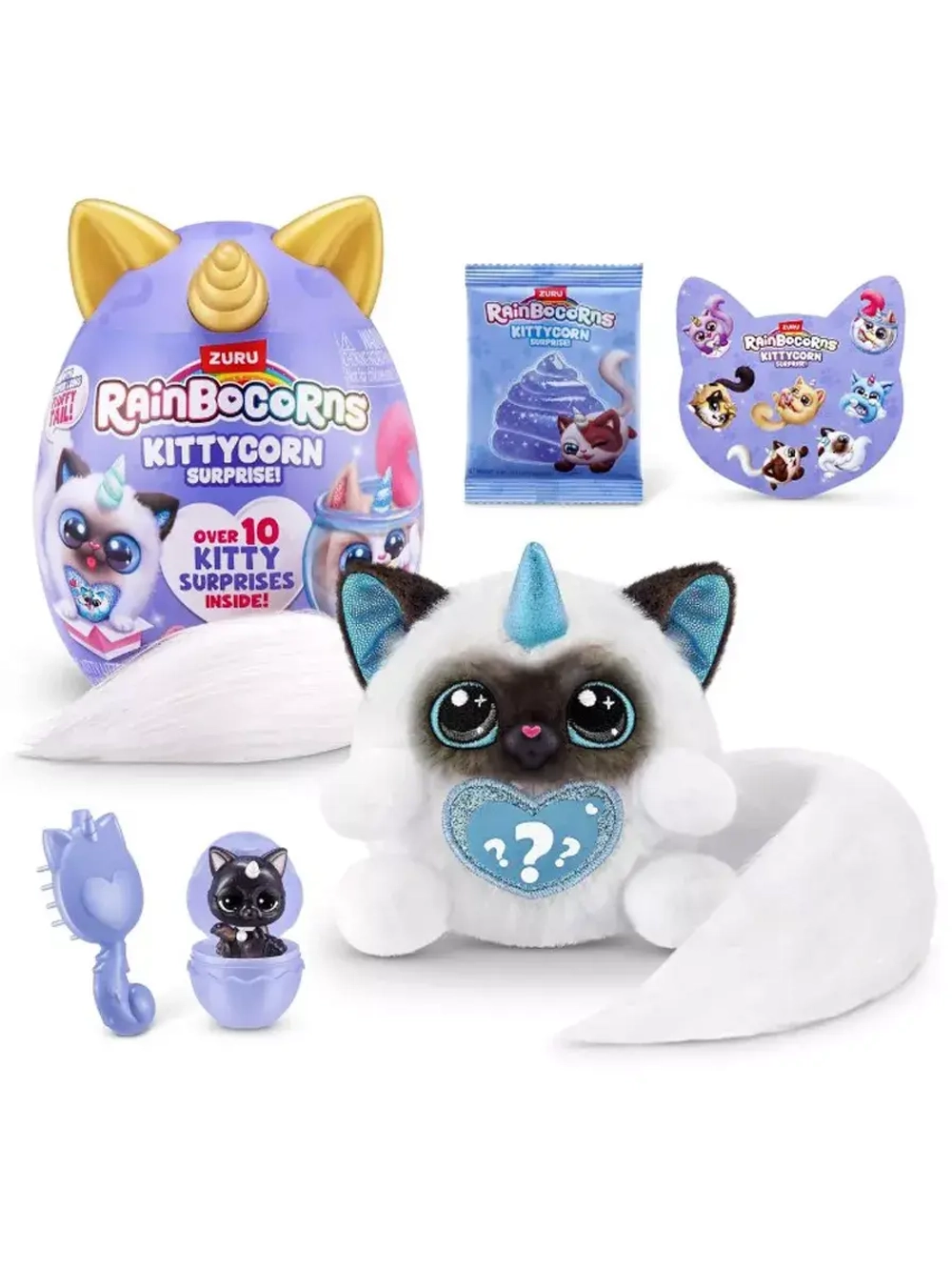 Мягкая игрушка Зуру Rainbocorns Kittycorn Котик