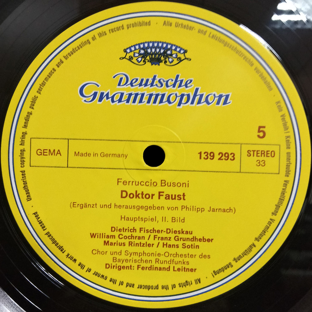 Ferruccio Busoni / Doctor Faust (3LP)