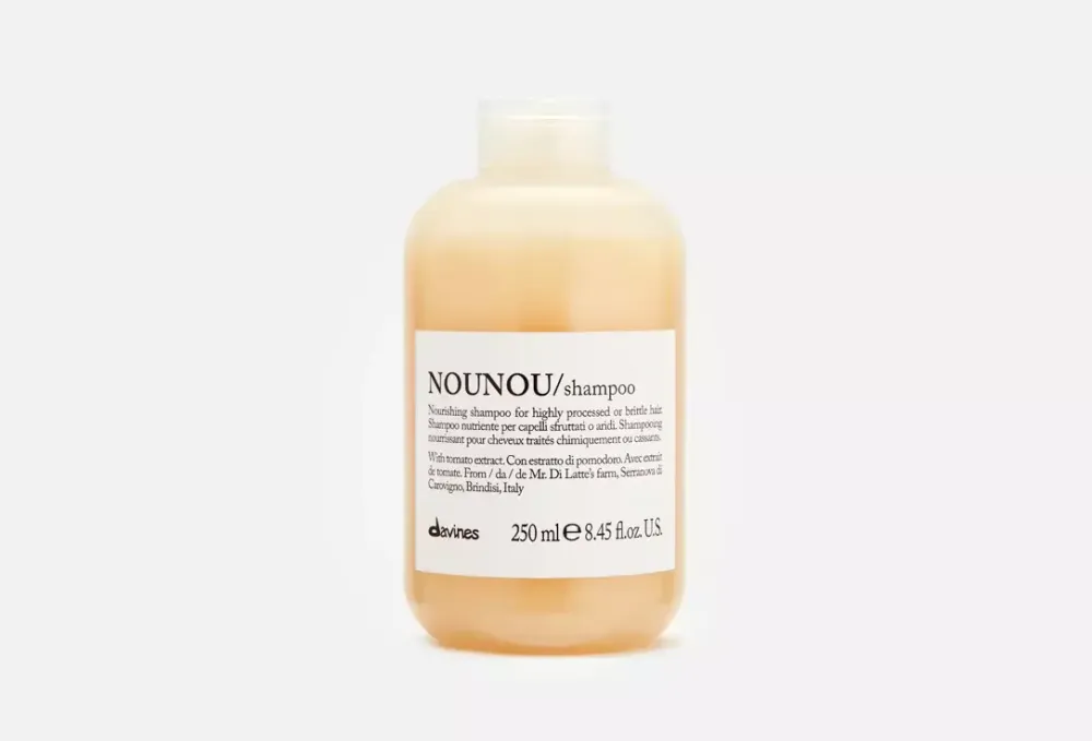 Davines NOUNOU SHAMPOO / Питательный шампунь для уплотнения волос