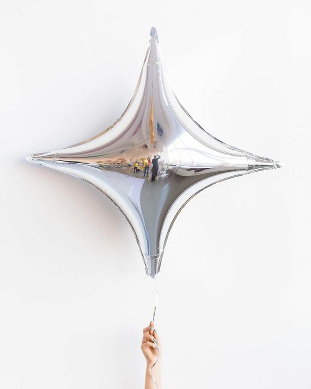 К Звезда, 4х-конечная, Серебро, 28''/71 см,1 шт. (БГ-25)