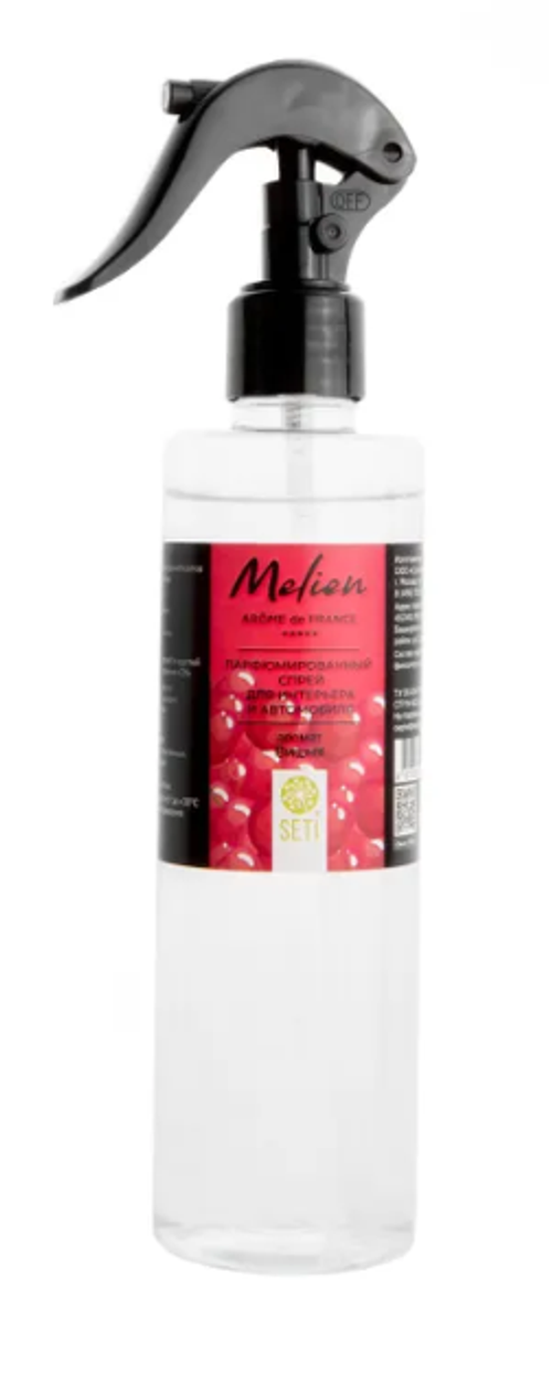Melien Ароматизированная вода 250мл. с курковым спреем. Melien Вишня