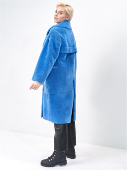 Шуба женская чебурашка тедди эко, SilverFox (арт. S1046cb)