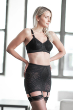 Корсетный пояс для чулок Open Bottom Girdle Extra Firm Shaping (Размер: M) (Цвет: черный)