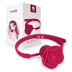 Вибромассажёр кляп с вибрацией, D 62 мм, 9 режимов вибрации (Цвет: красный)