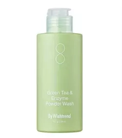 Пудра энзимная с зелёным чаем By Wishtrend Green tea & enzyme powder wash, 110г
