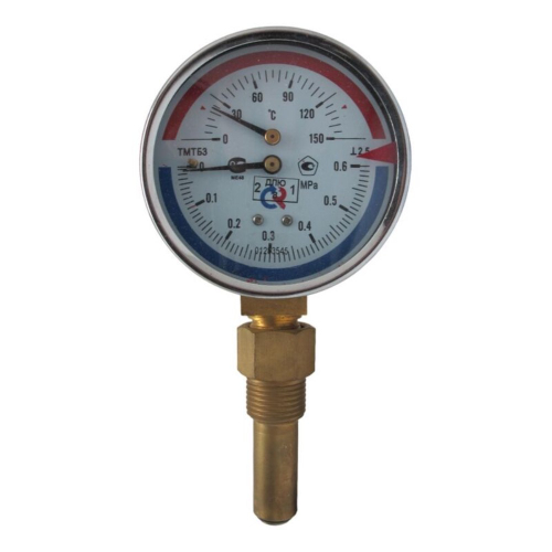 Термоманометр Росма ТМТБ-31Р.1 Дк80 150С 0-1,0МПа L46 рад