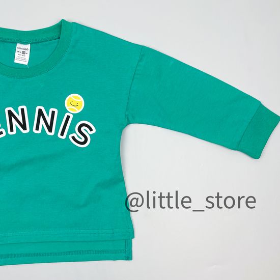 Лонгслив "Теннис" хлопковый, Мята