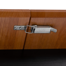 Стол Соната Люкс раздвижной/Sonata Lux extension table массив сосны, антик /графит, 120-(150)х75х75 см